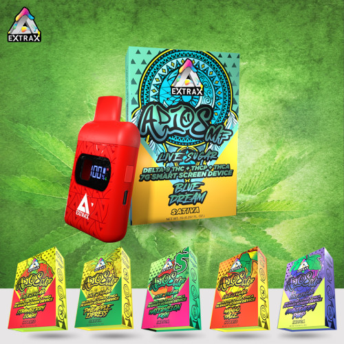 Extrax Adios Mf Blend Delta Live Sugar Disposable Vape 7gm/6ct/pk